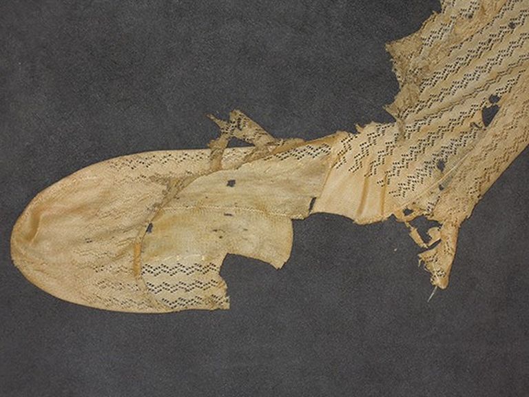 Calza prima del restauro